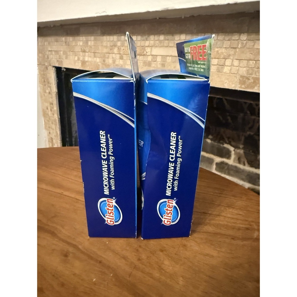 Glisten Microwave Cleaner w/ Foaming Power Lemon, Discontinued HTF, 2 Boxes - Picture 2 of 5